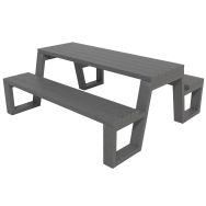 Table Garrigue plastique recyclé - Espace Urbain