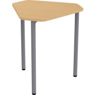 Table Géométra trapèze 60° 68x60,5 cm stratifié T6 Hêtre
