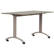 Table Isy rectangulaire pliante dégagement latéral - Rodet