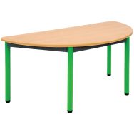 Table Lise 4 Pieds T2 1/2 Lune Ø120 vert herbe