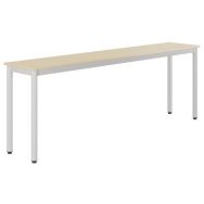 Table Lyra 220 40 cm pieds mélaminé chants polypropylène - Mobidecor