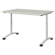 Table Malibu 120x80 réglable T3/T6 -DL- stratifié ABS - Manutan Expert