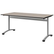 Table Malibu 160x80 dég. lat. strat. antibruit s/moulé- Manutan Expert