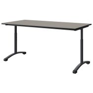 Table Malibu 160x80 régl. T3/T6 dég. lat. strat s/moulé-Manutan Expert