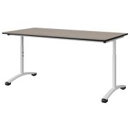 Table Malibu 160x80 régl. T3/T6 strat antibruit s/moulé-Manutan Expert