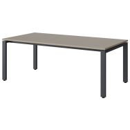 Table Malibu 160x80 pieds soudés stratifié chant ABS - Manutan Expert