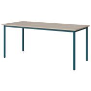Table Malibu 180 x 80 cm T6 - 4P - stratifié ABS - acacia/bleu
