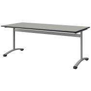 Table Malibu 180x80 stratifié isoson chant surmoulé - Manutan Expert
