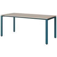 Table Malibu 180x80 pieds soudés stratifié chant ABS - Manutan Expert