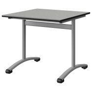 Table Malibu 80x80 stratifié isoson chant surmoulé - Manutan Expert