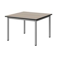 Table Malibu 80x80 stratifié antibruit chant surmoulé - Manutan Expert