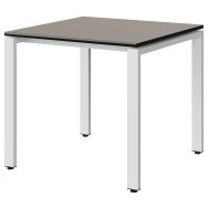 Table Malibu 80x80 chant surmoulé antibruit monobloc-Manutan Expert