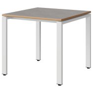 Table Malibu 80x80 pieds soudés stratifié alaisé - Manutan Expert
