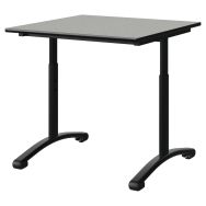 Table Malibu 80x80 régl. T3/T6 strat isoson surmoulé-Manutan Expert