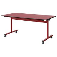 Table Malibu rabattable 160x80 cm stratifié antibruit - Manutan Expert