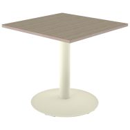 Table Mano 80 x 80 cm T6 plateau stratifié alaisé - Mobidecor