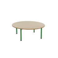 Table Manon Ø 120 cm T0 coloris anis RAL 6018