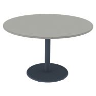 Table Menorca T6 ronde Ø120 plateau ép. stratifié alaisé - Mobidecor