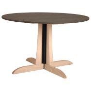 Table Mikado 120 cm piètement central stratifié ABS - Sunset Creation