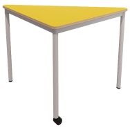 Table Multiflex triangle 80x80x113cm H.72 piètement gris - Vanerum