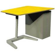 Table Opti+ professeur piètement gris H102 - Vanerum