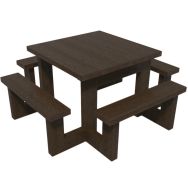 Table Pim-pom plastique recyclé - Espace Urbain