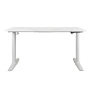 Table TONA réglable en hauteur 140x70 cm Plat.blanc Pièt.blanc-Mirplay