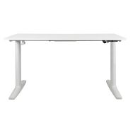 Table Tona réglable en hauteur plateau coloris Blanc - Mirplay School