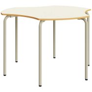 Table Trisix plateau coloris érable piét.gris - Mirplay School