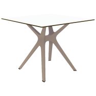 Table VELA S 90 x 90 cm résine phélonique/polypropylène/alu - Resol