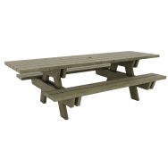 Table bancs Bréhat accès handicapés L230x150 H75cm-pin traité- à poser