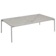Table basse AMBIANCE céramique/alu - Proloisirs