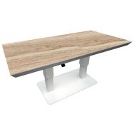Table basse Colombo réglable 150 x 80 cm kedra/alu - Proloisirs