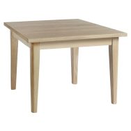 Table basse Grand Large 60 x 60 cm plateau stratifié érable