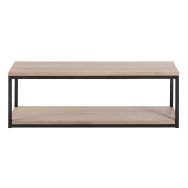 Table basse Vidéo double plateau L.120 cm