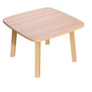 Table basse Woody 60 x 60 cm plateau Hêtre