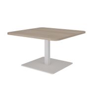 Table basse carrée pied central CLISSON - Enond Mobilier