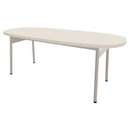 Table basse rectangulaire angles arrondis Mollen beige
