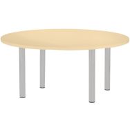 Table cafétéria Ronde Hêtre