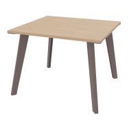 Table carrée Stelly 4 pieds métal 120x120-Simmob