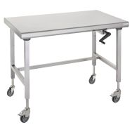 Table centrale roues hauteur réglable Ergonomix - Tournus Equipement