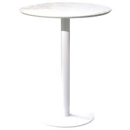 Table bistrot Cicero ronde balt/acier - EA Instead