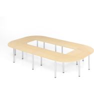 Table de conférence en set série K - 400x240cm - Hammerbacher