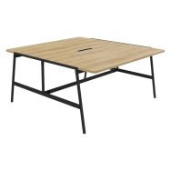 Table réunion Alto profondeur 163 cm électrifiée - Buronomic