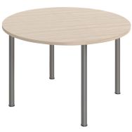 Table réunion Astro ronde 4 pieds Ø 120 cm - Buronomic