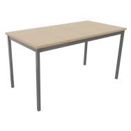 Table de réunion Treff 140 x 70 Chêne de fil/ Alu