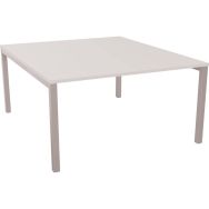 Table de réunion en pied carré de 25mm d'épaisseur Arial - Eol