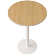 Table réunion haute Easy 80cm plateau coloris uni - Manutan Expert