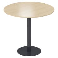 Table réunion haute Lila ronde 1 pied central - MBA