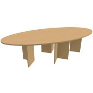 Table réunion ovale Quatuor - Manutan Expert